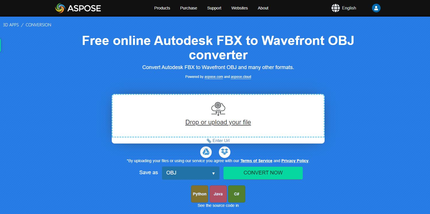 Autodesk FBX to Wavefront OBJ converter