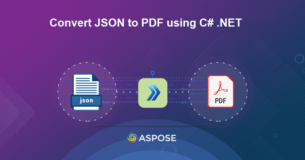 تحويل json الى pdf