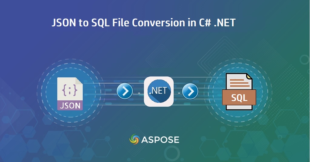 JSON إلى ملف SQL