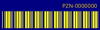 set barcode text color