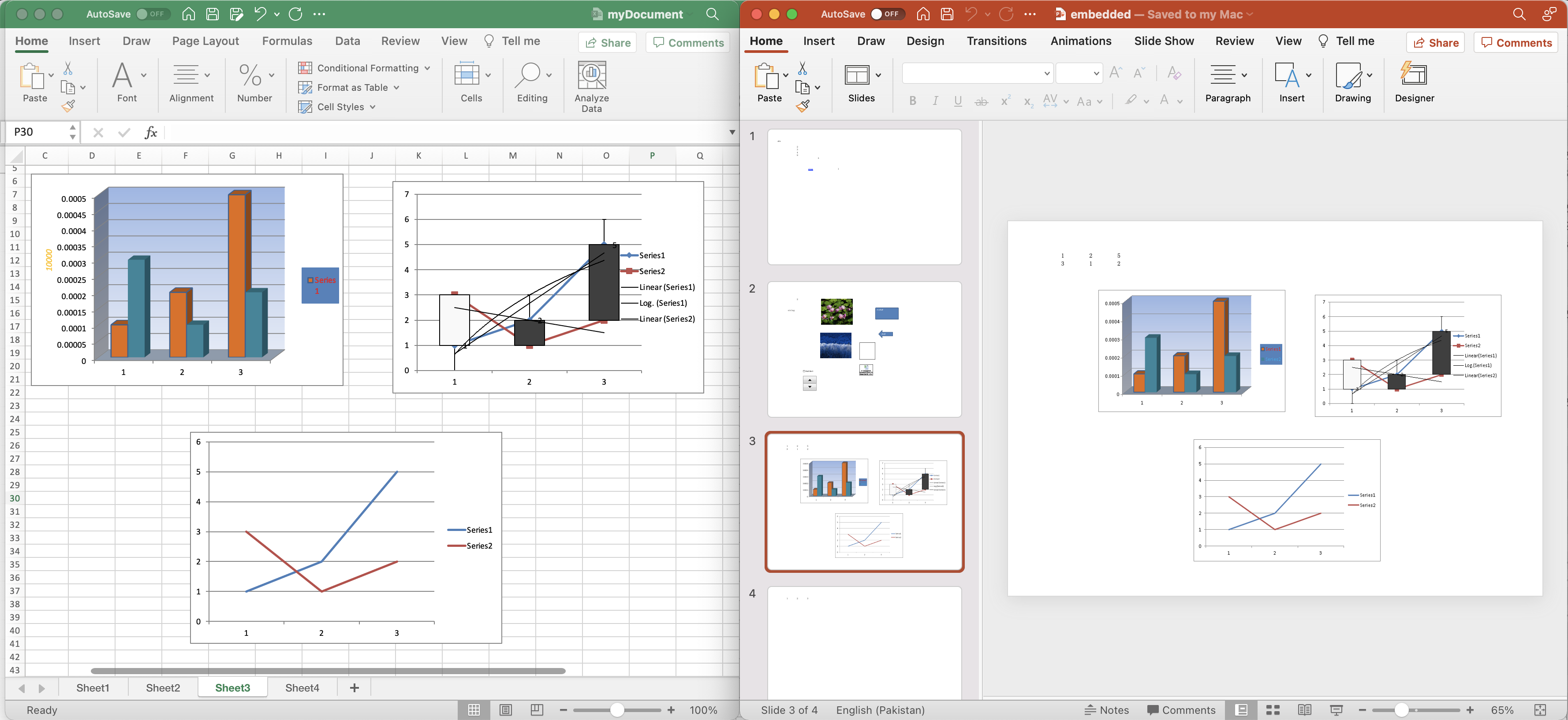excel ў powerpoint
