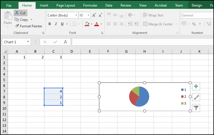 Add Chart in Excel