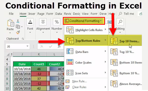 Conditional formatting in Excel