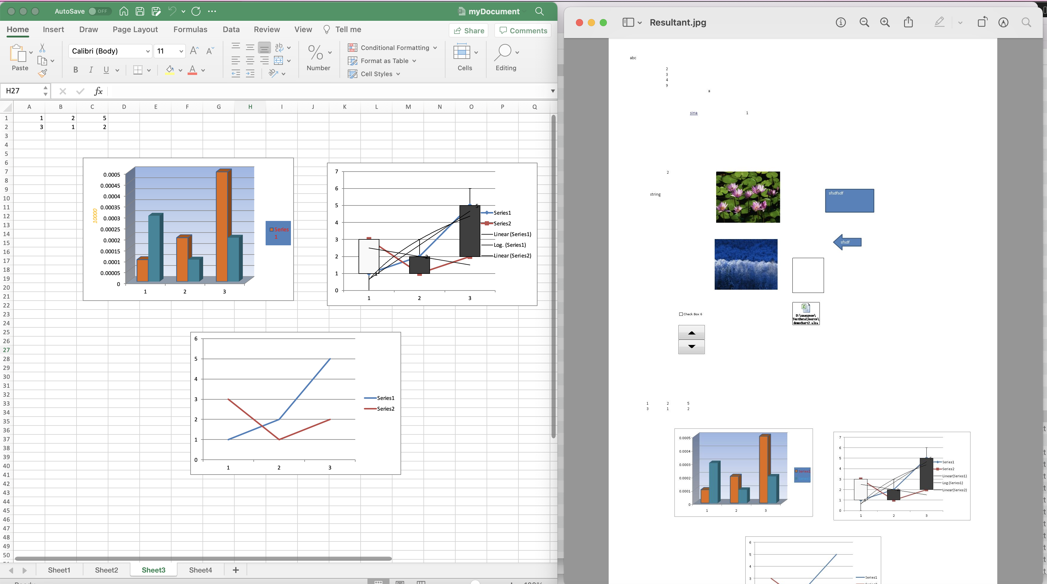 excel to JPG file preview