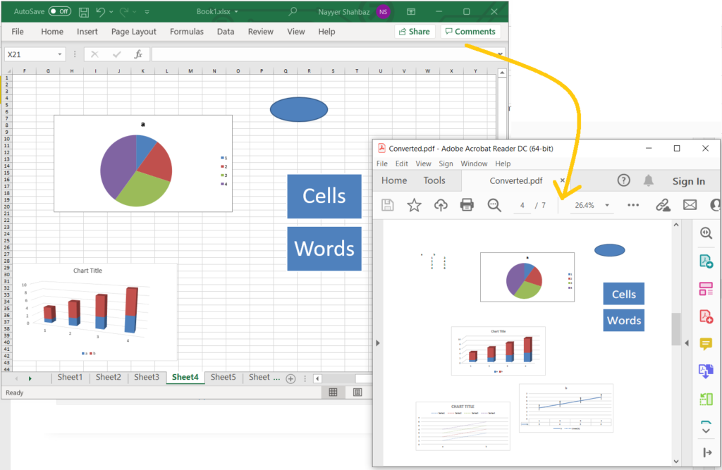 Excel to PDF Conversion Preview