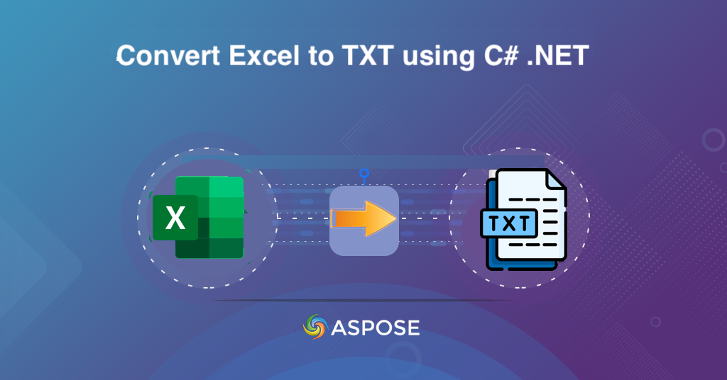 Excel to text