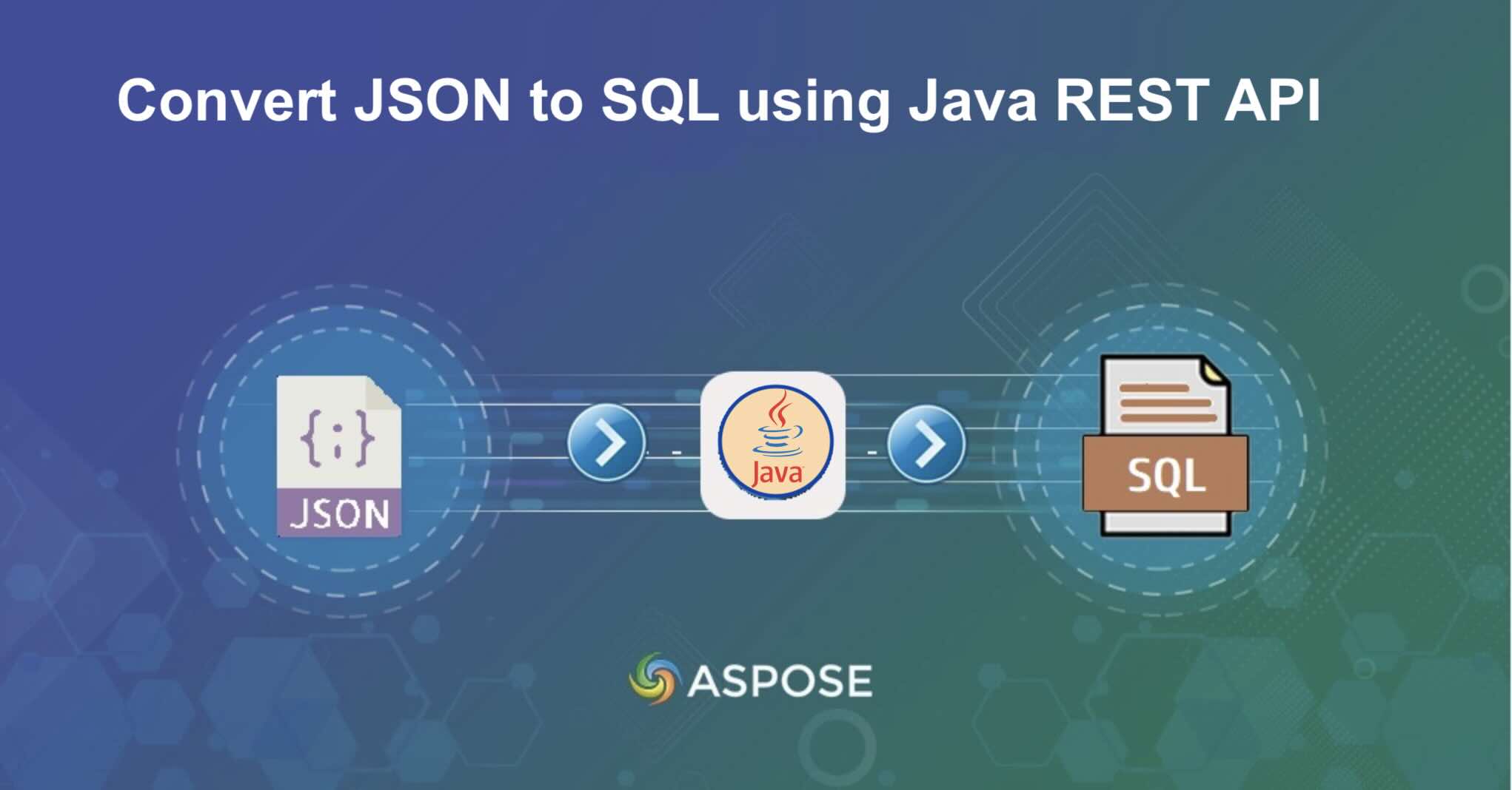 json to sql