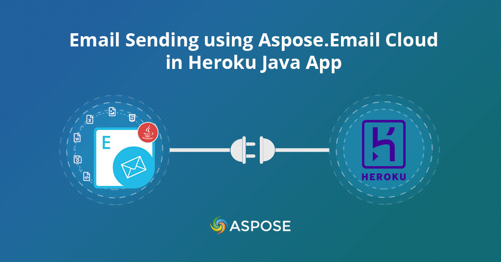 Afsendelse af e-mail ved hjælp af Aspose.Email Cloud i Heroku Java App