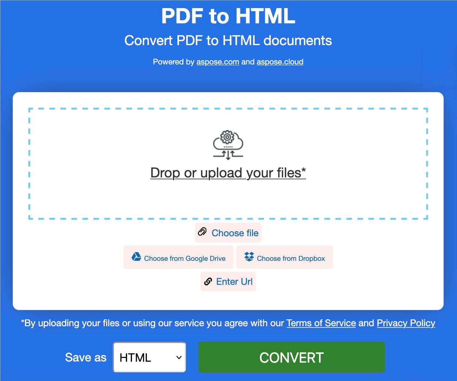 pdf to html