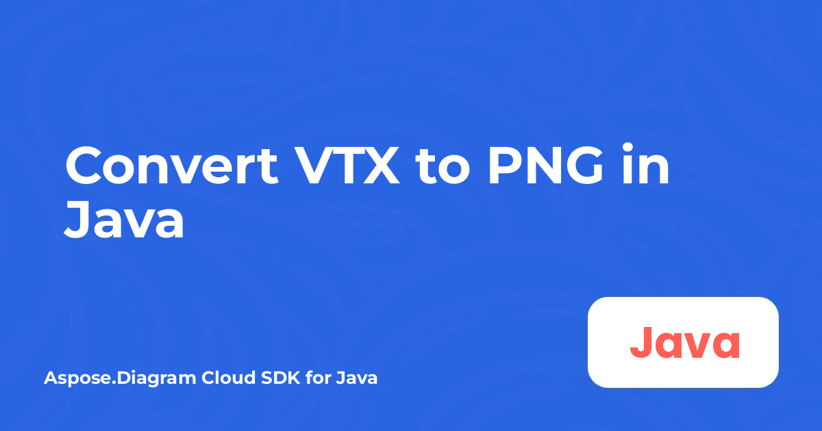 VTX in PNG in Java konvertieren