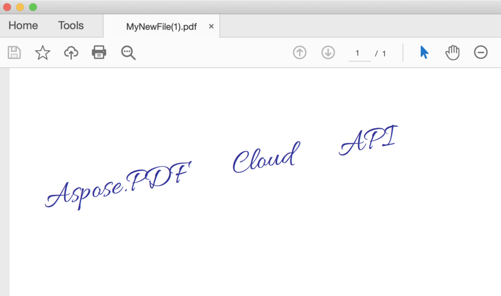 Textvorschau mit benutzerdefinierter Schriftart.