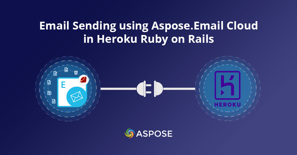 Email Sending using Aspose.Email Cloud in Heroku Ruby on Rails