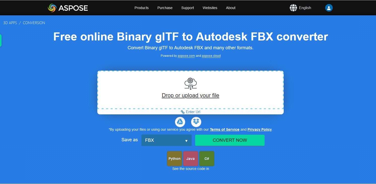 Aplicación de GLB a FBX