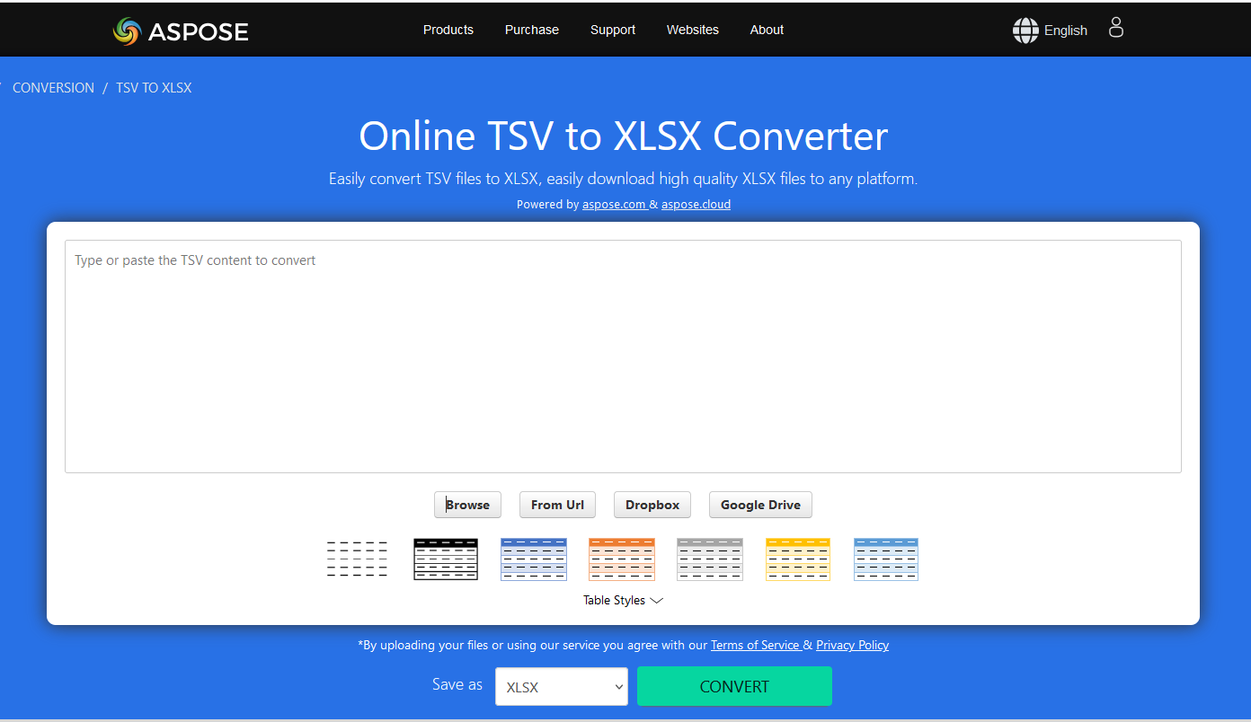 Conversion TSV C#