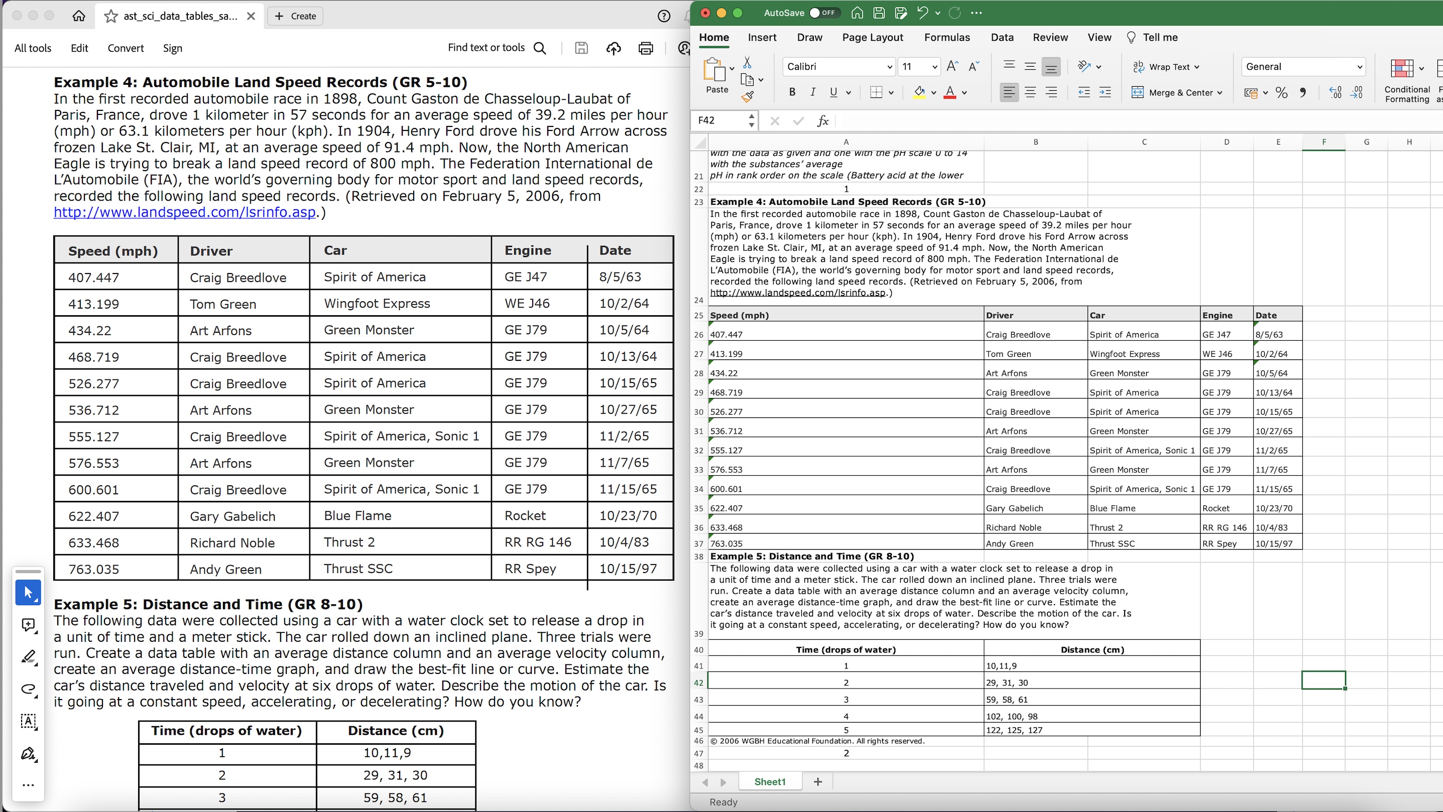pdf zuwa Excel