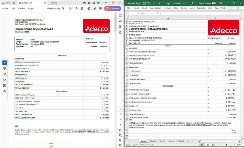pdf to xlsx