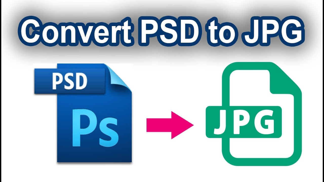 PSD-ից մինչև JPG