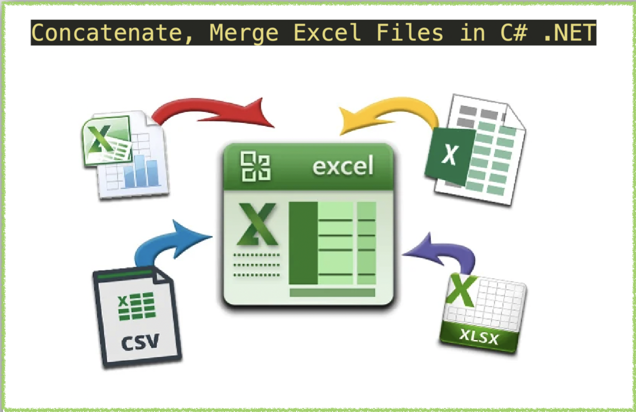 sujungti Excel