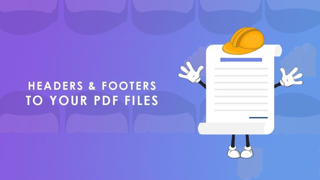 Add Header Footer to PDF