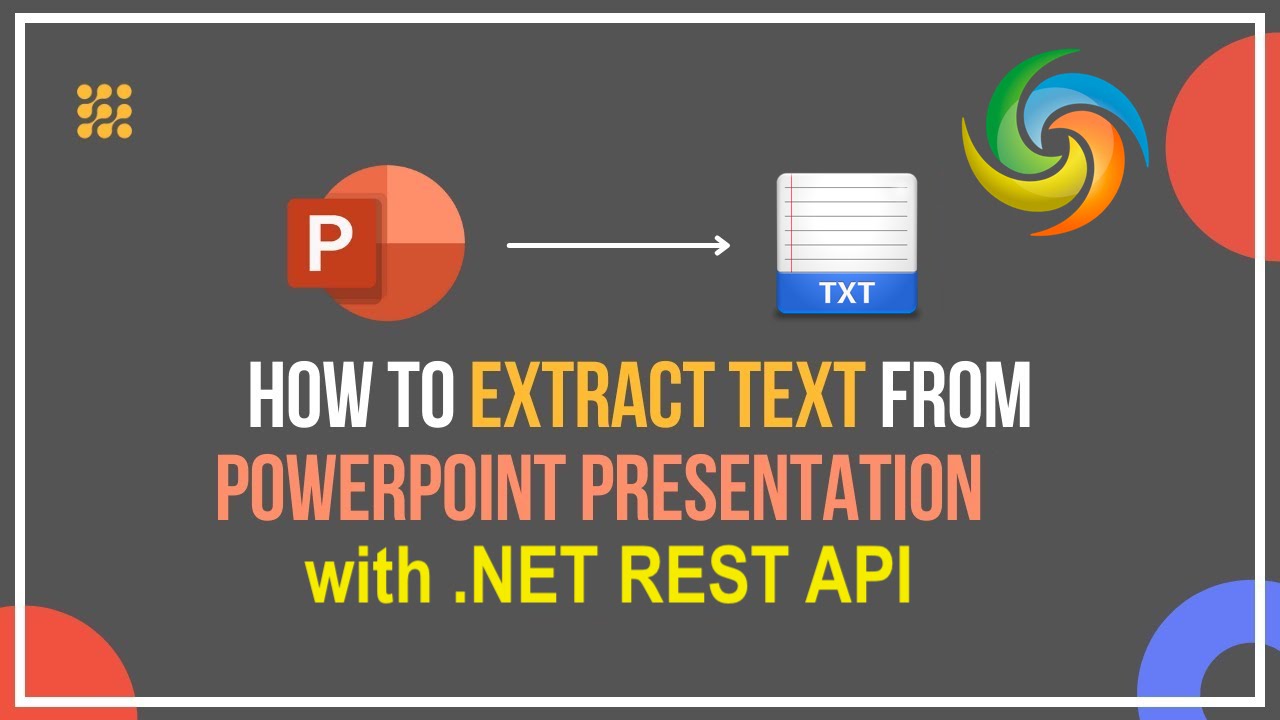 extrage text powerpoint
