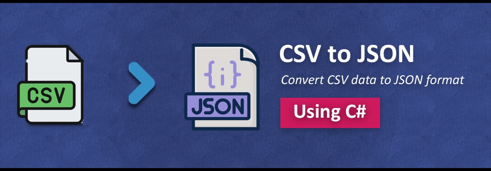 \"конвертировать csv в json с использованием .NET\"