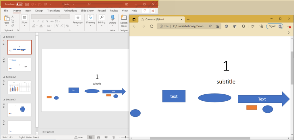 PowerPoint to Web Preview