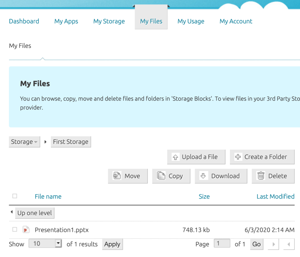 Presentation1.pptx preview on Cloud storage