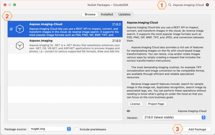 Aspose.Imaging-คลาวด์