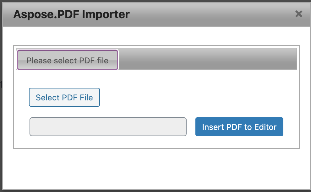 ระบุเส้นทางไปยังไฟล์ PDF