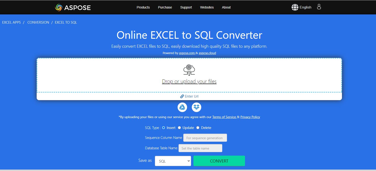 excel'den sql'e