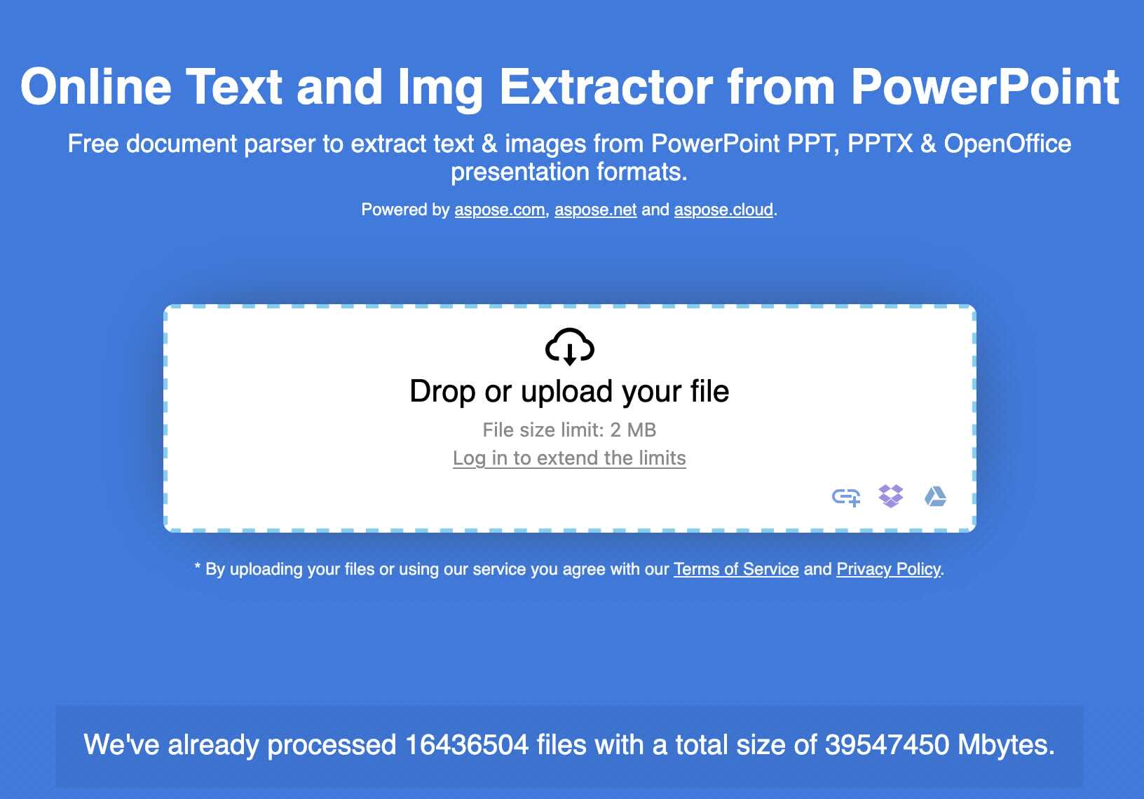 PowerPoint ayrıştırıcı uygulaması
