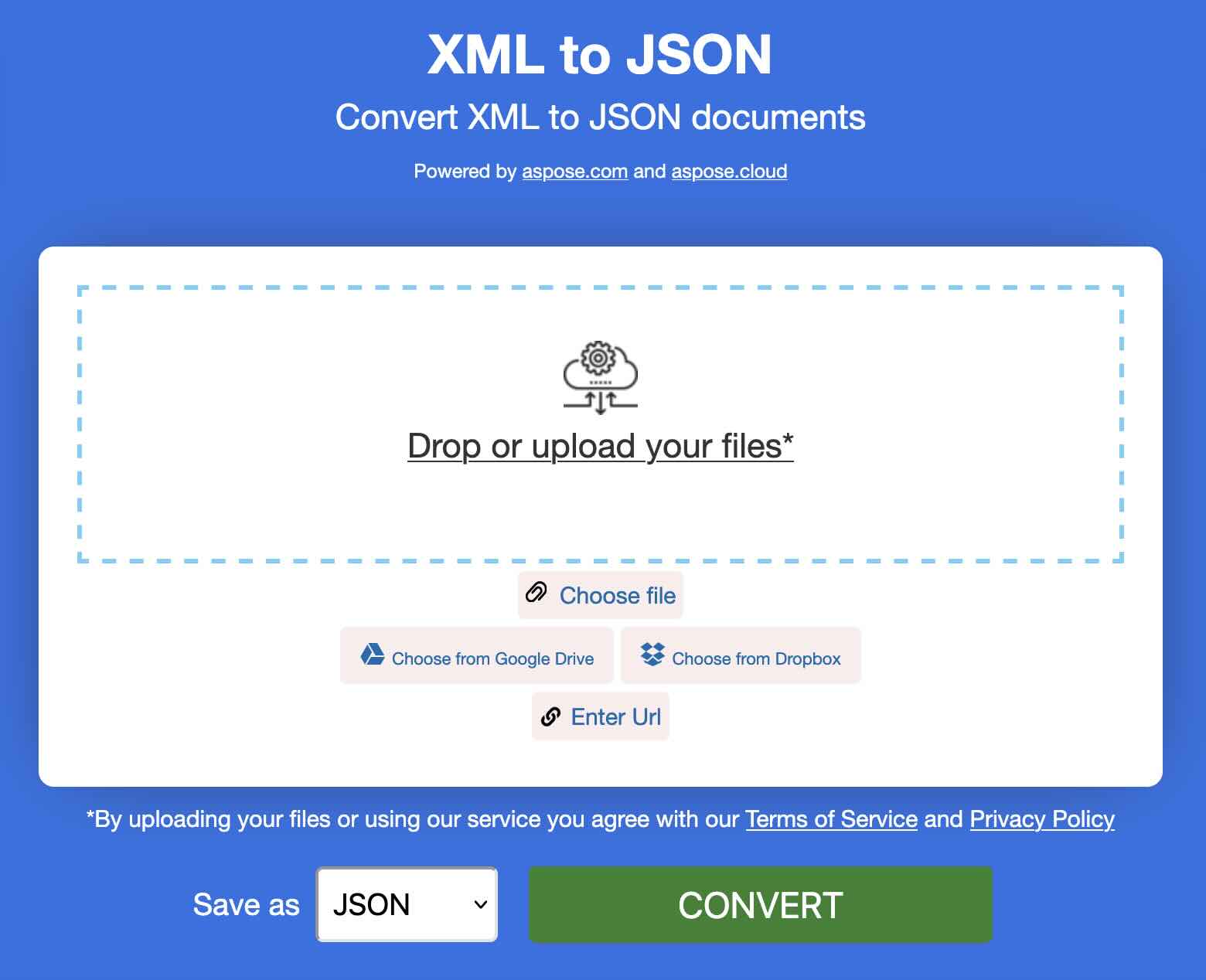 xml to json converter