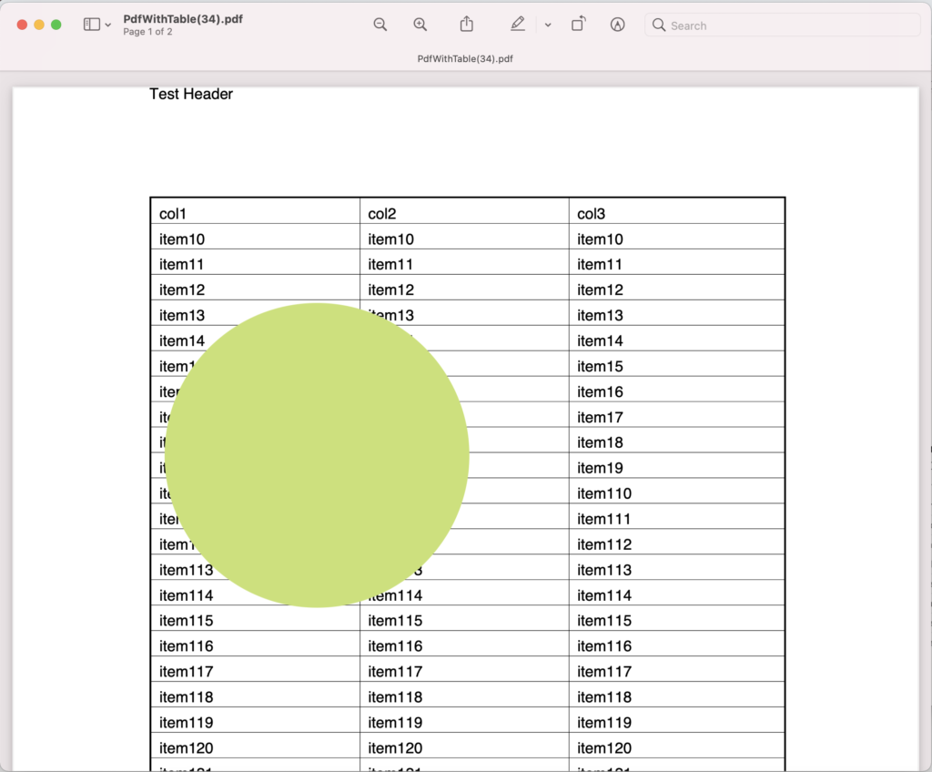 PDF 中的圓圈註釋