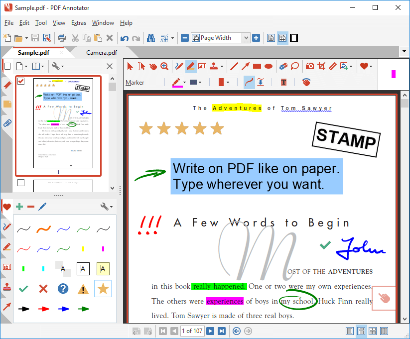 PDF 註釋